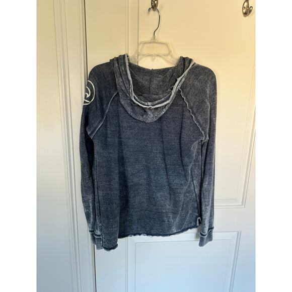 OBX Outer Banks Distressed Hoodie Womens Small Blue Endless Summer Beach Life - Picture 2 of 5